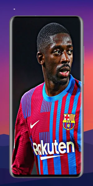 Ousmane Dembele 4K Wallpaper Screenshot 1
