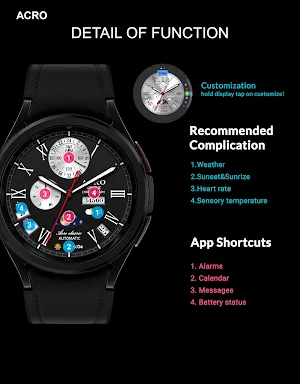 ACRO Classic Gen2 Watchface Screenshot 3
