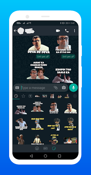 BabuRao Stickers for WhatsApp - WA Stickers Pack Screenshot 2