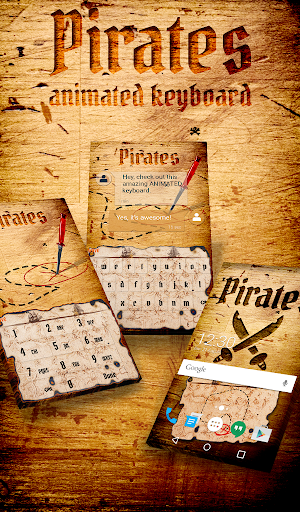 Pirates Animated Keyboard Screenshot 0
