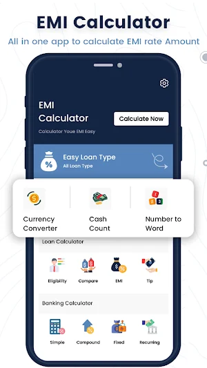 CashLoan - EMI Loan Calculator Screenshot 1