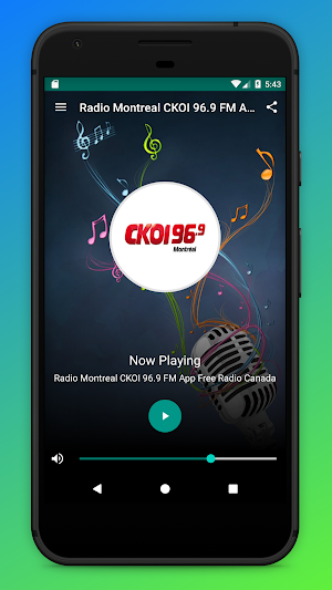 96.9 CKOI Montreal Canada Radi Screenshot 0