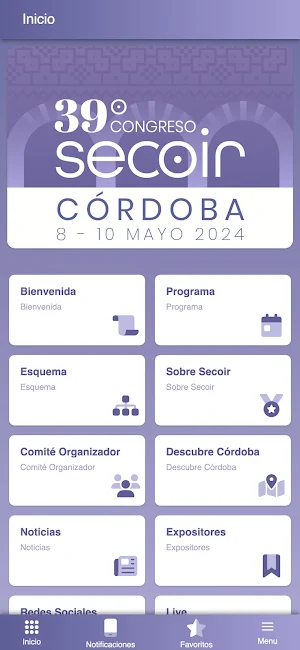 39 Congreso SECOIR Screenshot 1