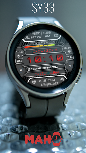 SY33 Watch Face for Wear OS Screenshot 0