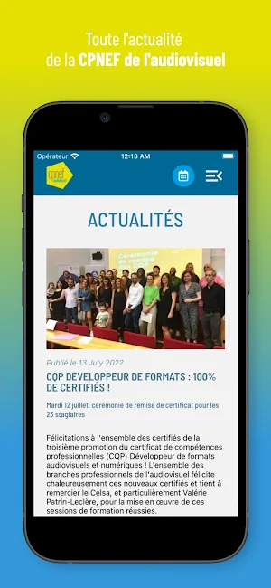 CPNEF de l'audiovisuel Screenshot 3