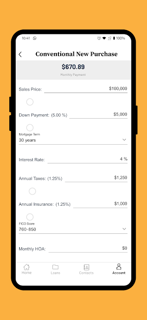 Avidia Mortgage App Screenshot 2
