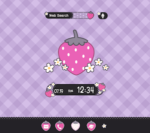Strawberries ＆ Gothic Gingham Screenshot 0