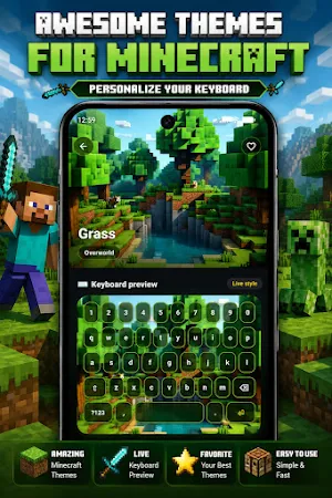 Keyboard Themes for Minecraft screenshot 3