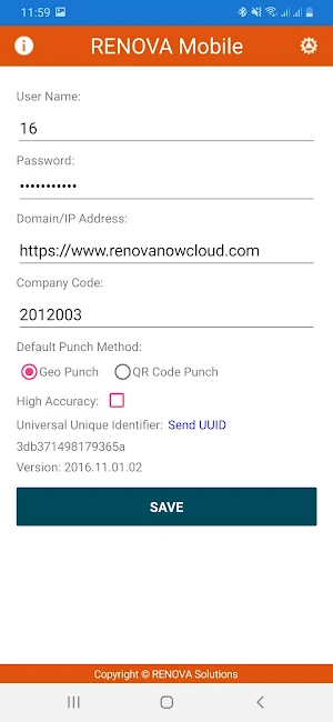 RENOVA Mobile v3.0 Screenshot 2