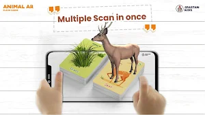Animal AR 3D Safari Flash Cards Screenshot 1