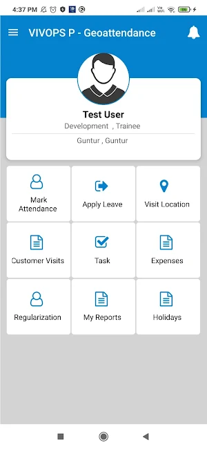 Geo FieldForce Screenshot 2