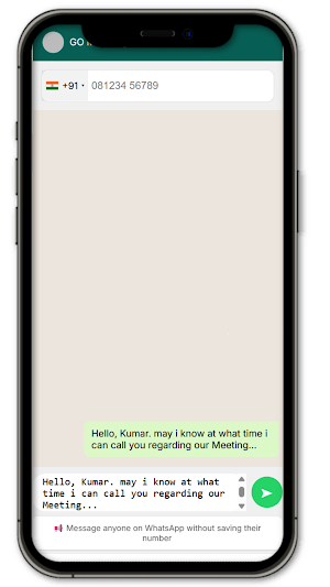 Go Messenger app: Chat & Msg Screenshot 1