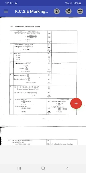 Kcse 2012: past papers. Screenshot 2