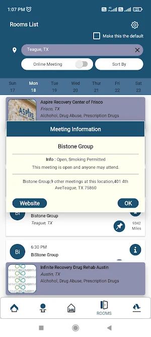 zSober AA, AA Meetings,Rehab Screenshot 2