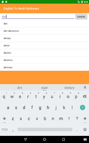 English To Hindi Dictionary Screenshot 2