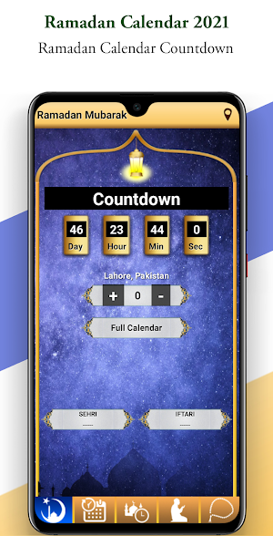 Ramadan Calendar 2021 - Ramadan Countdown 2021 Screenshot 0