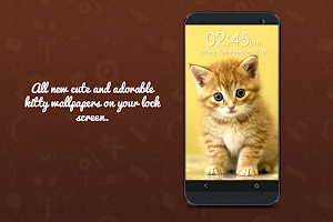 Kitty Cat Passcode Lock Screen Screenshot 0