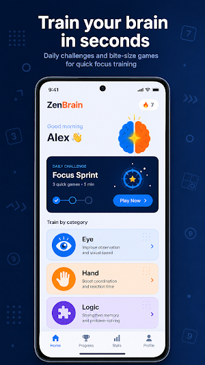 ZenBrain: Brain Training Game Screenshot 0