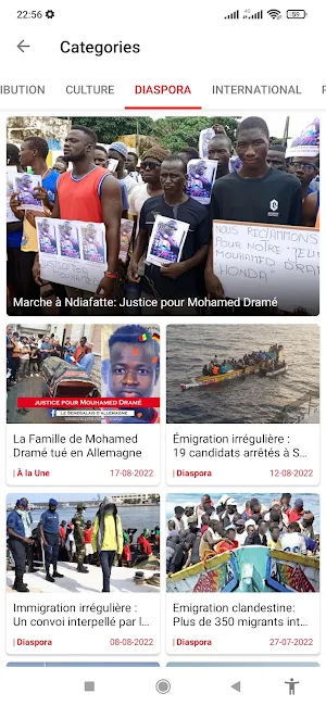Diaspora News Screenshot 3