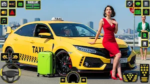 Cab Simulator Game: Taxi Game Screenshot 1