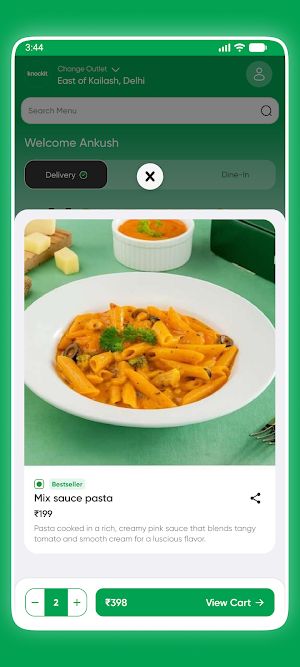 Knockit - Online Food Ordering Screenshot 1