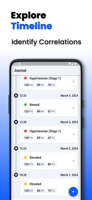HeartPal: Blood Pressure Diary Screenshot 3