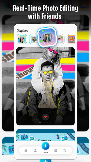 Gigglam:Real Time Photo Editor Screenshot 0