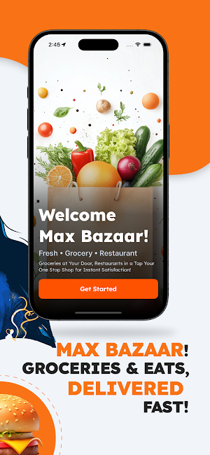 Max Bazaar: Food & Grocery App Screenshot 1