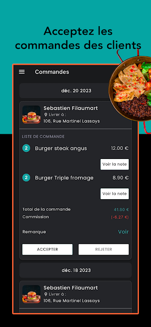 Snack - Vendeurs Screenshot 0
