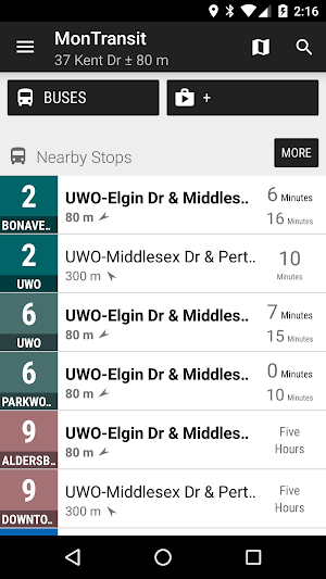 London Transit (LTC) Bus - MonTransit Screenshot 0