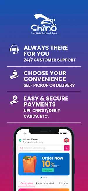 Shino - Shop Local. Fast. Screenshot 0