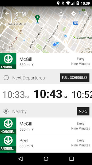 Montreal STM Subway - MonTransit Screenshot 1