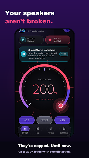 Volume Booster Sound Equaliser Screenshot 2
