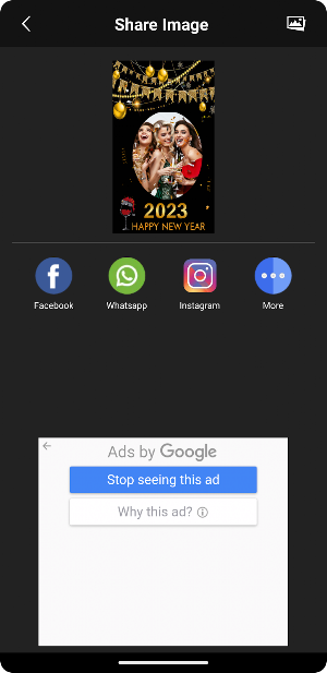 2023 New Year Photo Frame Screenshot 1