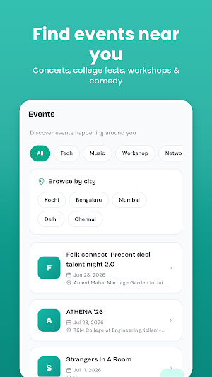 Vihaya Events Screenshot 1