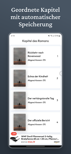 Roman Schatten von Gestern Screenshot 2