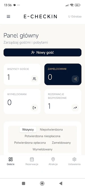 e-checkin Screenshot 0