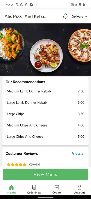 Alis Pizza And Kebab House Screenshot 1