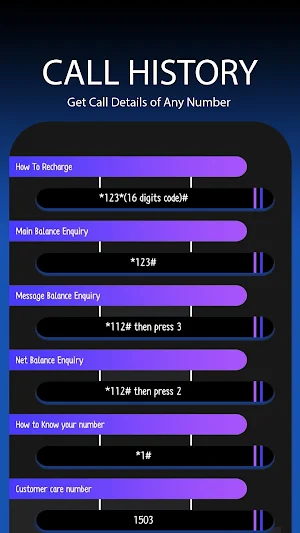 Call History :Get Call Details Screenshot 2