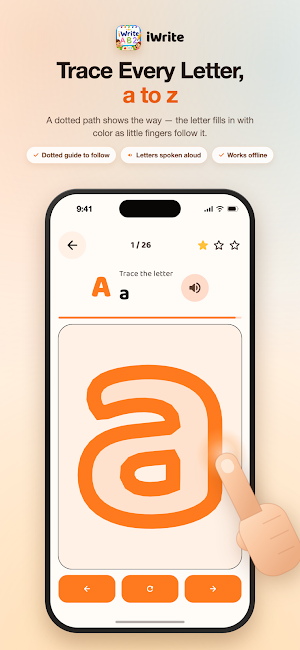 iWrite: Learn ABC & 123 Screenshot 1