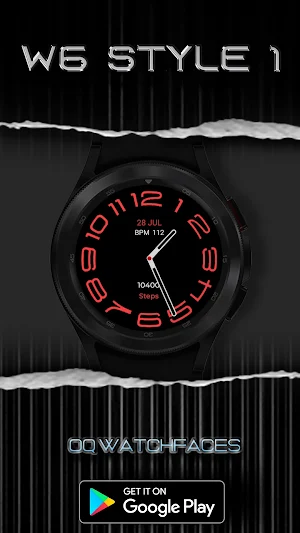 W6 Style 1 For Wear OS Screenshot 3