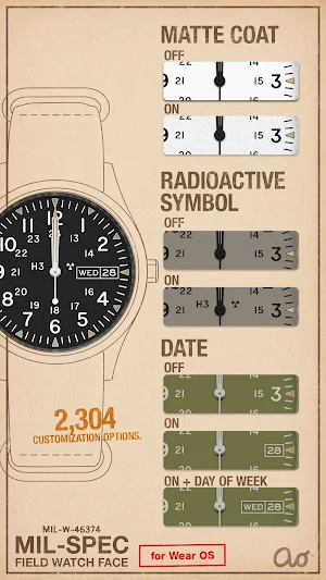 Military Spec Field Watch Face Screenshot 3