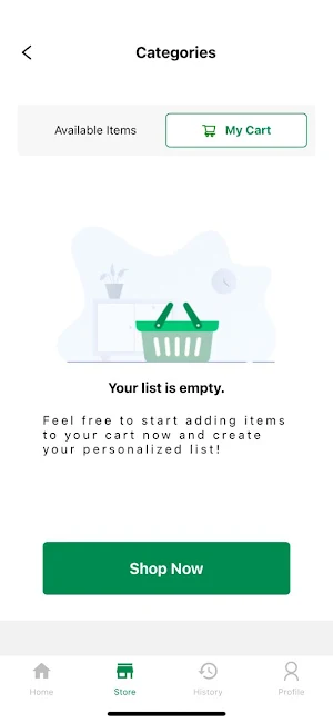FoodBankApp Screenshot 2