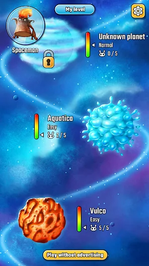 Monster Planets - Sliding Puzzle Game Screenshot 0