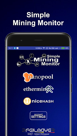 Simple Mining Monitor Screenshot 0