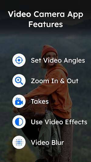 Camera Filter Zoom Blur Photo Screenshot 1