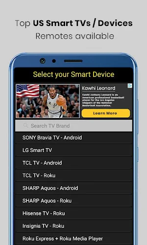 Universal TV Remote Control Screenshot 2
