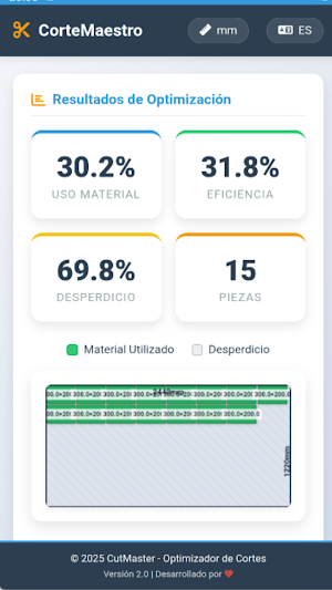 CutMaster - Cutting Calculator Screenshot 3