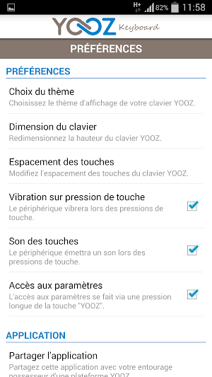 YOOZ Keyboard Screenshot 2