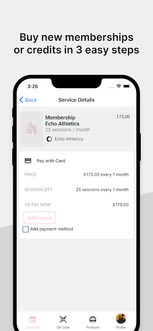 Echo Gym Screenshot 1